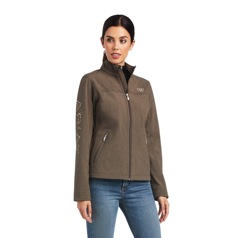 Ariat Jacke Damen - New Team Softshell DunkelBraun ( HBJAF-3610 )
